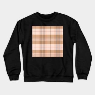 Light Academia Aesthetic Arable 2 Hand Drawn Textured Plaid Pattern Crewneck Sweatshirt